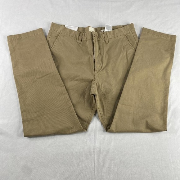 H&M MEN’S SLIM FIT CHINOS BEIGE SIZE 38 - Picture 2 of 6